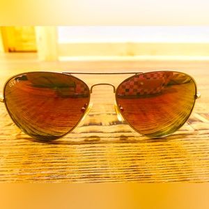 DIFF Cruz Gold Pink Mirror sunglasses